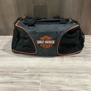 Harley-Davidson Black and Orange Men's Bag